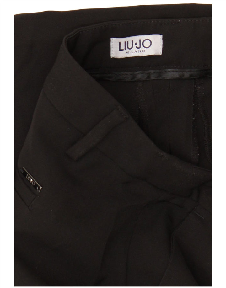 Liu Jo Γυναικείο Bootcut Casual Παντελόνι W32 L33 Μαύρο