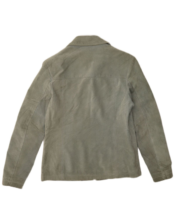 Planet Γυναικείο Suede Jacket IT 44 Medium Green Leather