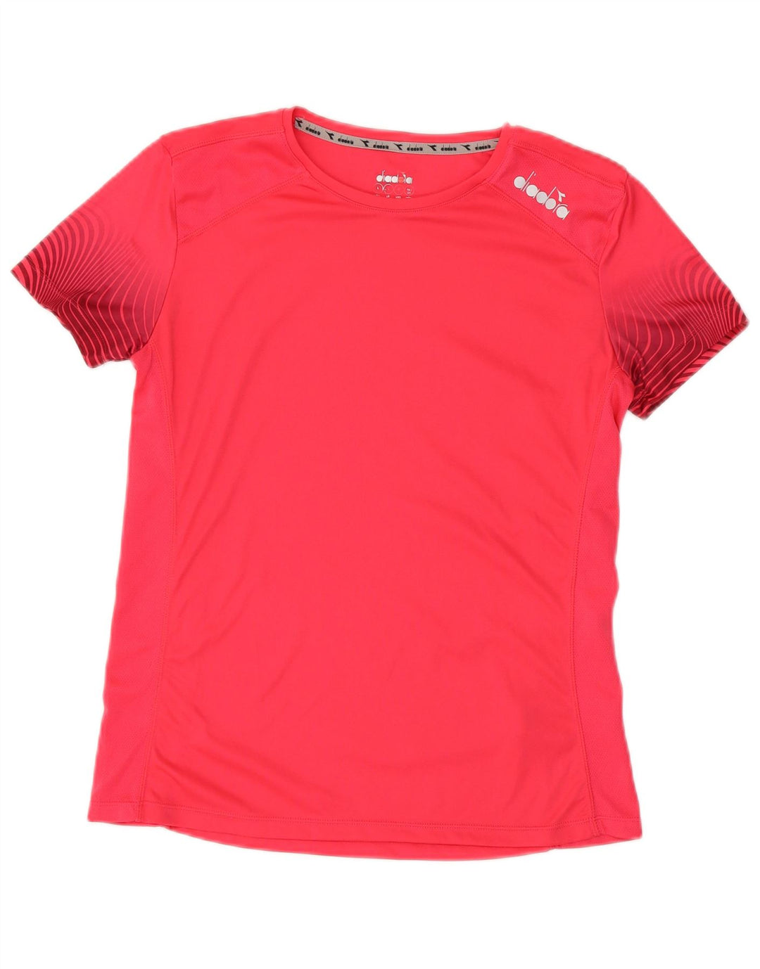 Diadora Γυναικείο T-Shirt Top UK 14 Large Pink Polyester