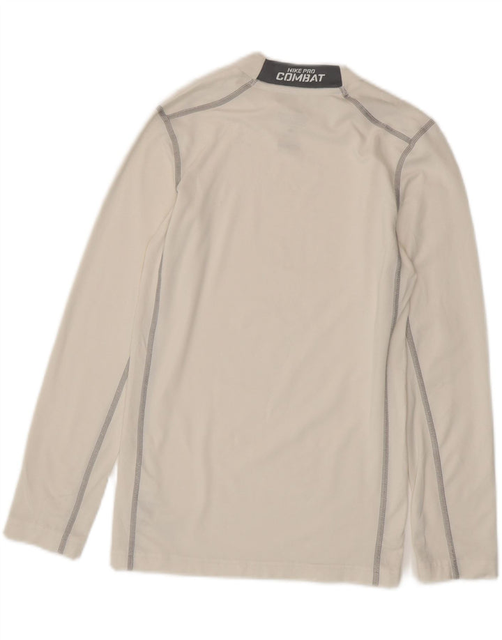 NIKE Γυναικείο Dri Fit Μακρυμάνικο UK 18 XL Λευκό πολυεστέρας