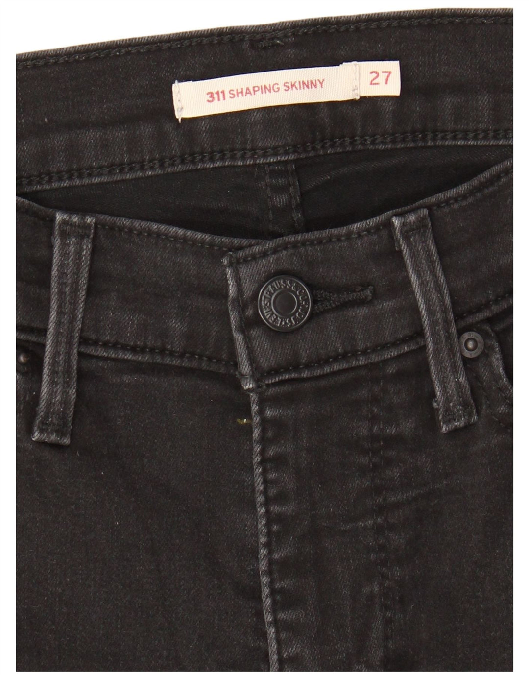LEVI'S Womens 311 Shaping Skinny Jeans W27 L26 Μαύρο