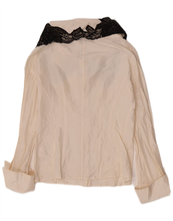 Gianfranco Ferre Γυναικείο πουκάμισο Μπλούζα IT 44 Medium Off White Floral