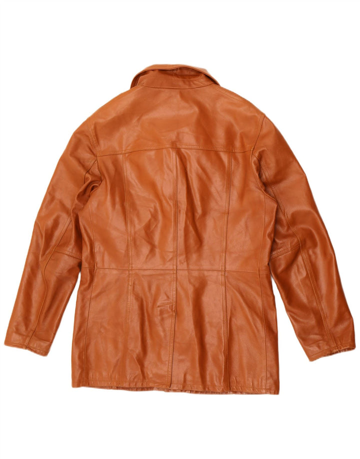 Vintage Ανδρικό Δερμάτινο Μπουφάν UK 36 Small Brown