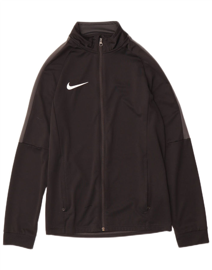 Μπουφάν Nike Mens Dri Fit αθλητική φόρμα, μικρό μαύρο πολυεστέρα