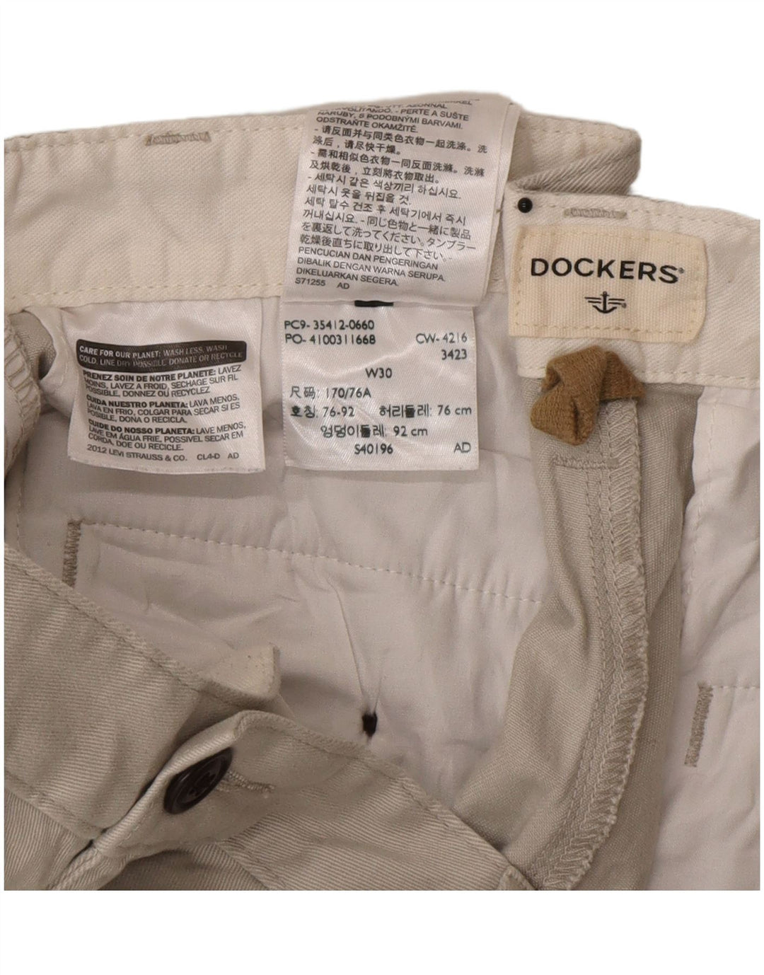Dockers Ανδρικό σορτς Cargo W30 Βαμβακερό μεσαίο μπεζ