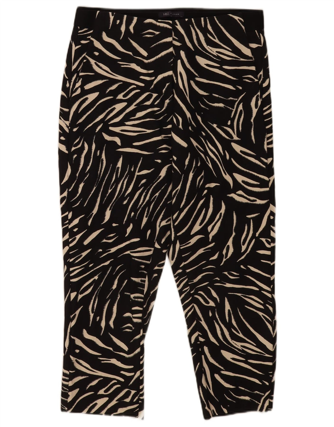 Marks & Spencer Γυναικείο Παντελόνι Capri UK 12 Medium W30 L21 Μαύρο