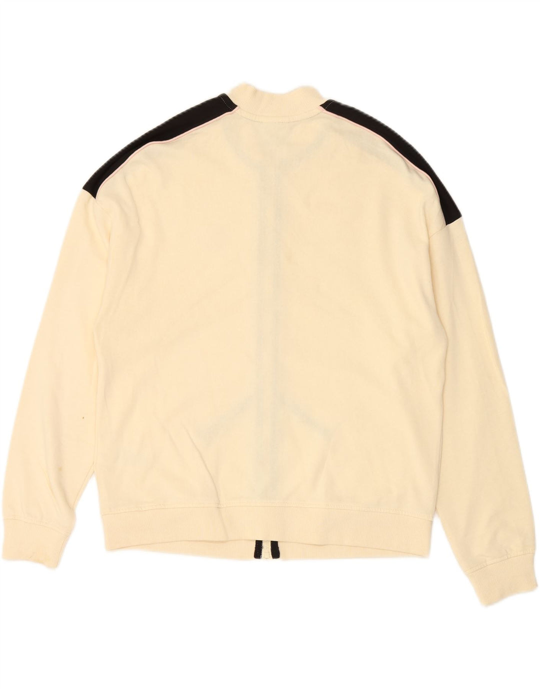 DIADORA Mens Tracksuit Top Jacket Medium Off White Colourblock Cotton Vintage Diadora and Second-Hand Diadora from Messina Hembry 