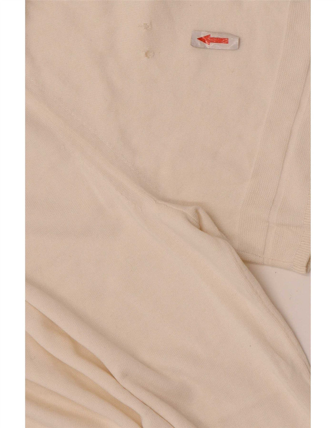 Cos Γυναικείο T-Shirt κανονικό μπλουζάκι UK 14 μεσαίο λευκό βαμβακερό