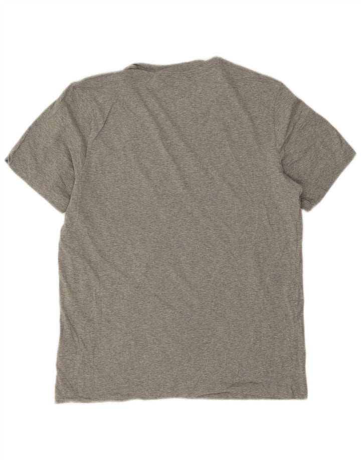 Ανδρικό T-Shirt Nike, Βαμβακερό μεσαίο γκρι με φλύκταινες