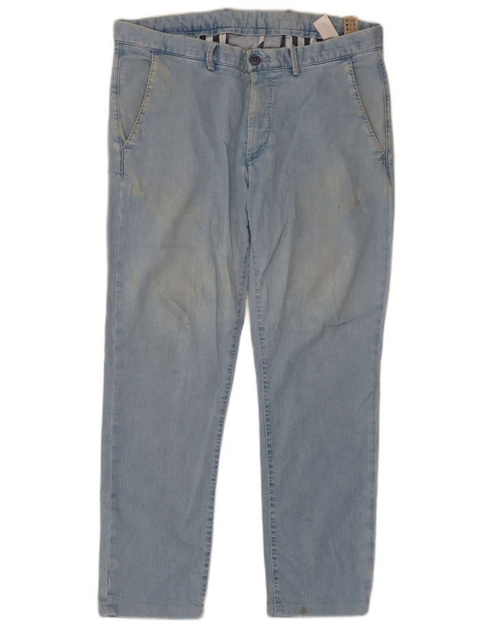 Ανδρικό λεπτό τζιν Massimo Dutti EU 40 Medium W31 L26 Μπλε βαμβακερό