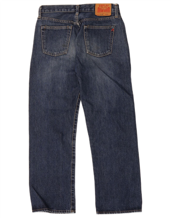 Ανδρικό τζιν Levi's Straight W27 L27 Μπλε βαμβακερό