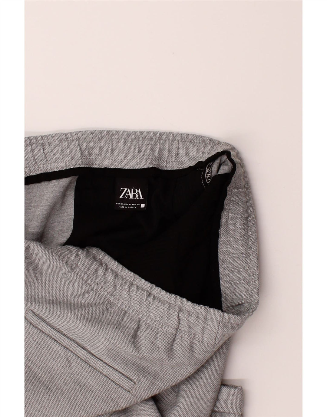ZARA Womens Tracksuit Trousers UK 18 XL Grey Vintage Zara and Second-Hand Zara from Messina Hembry 