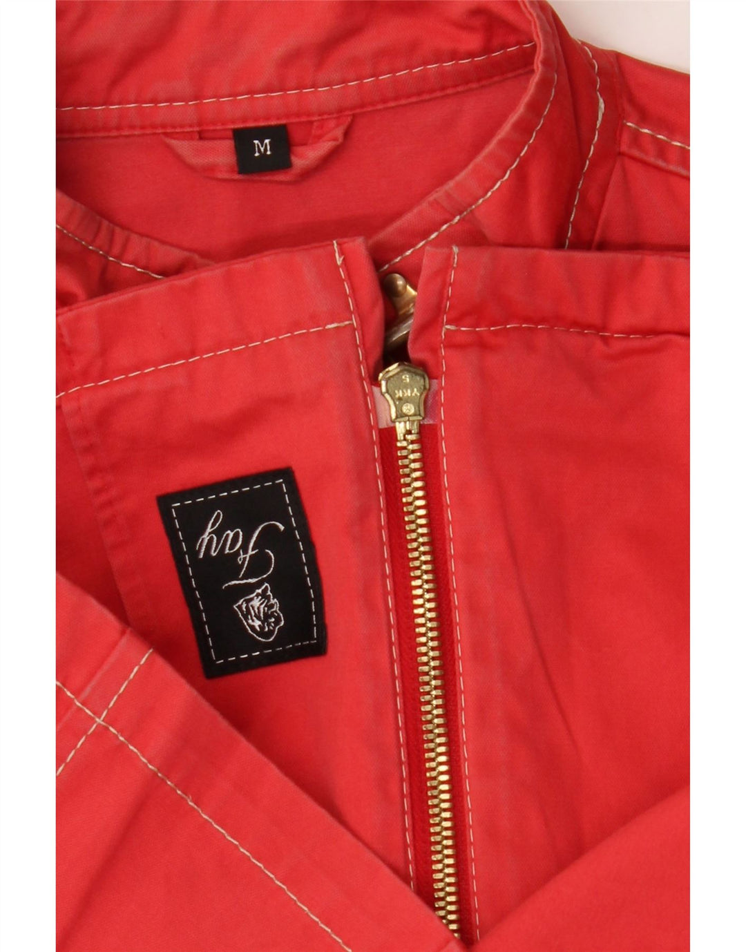 FAY Womens Utility Jacket UK 12 Medium Red Vintage Fay and Second-Hand Fay from Messina Hembry 