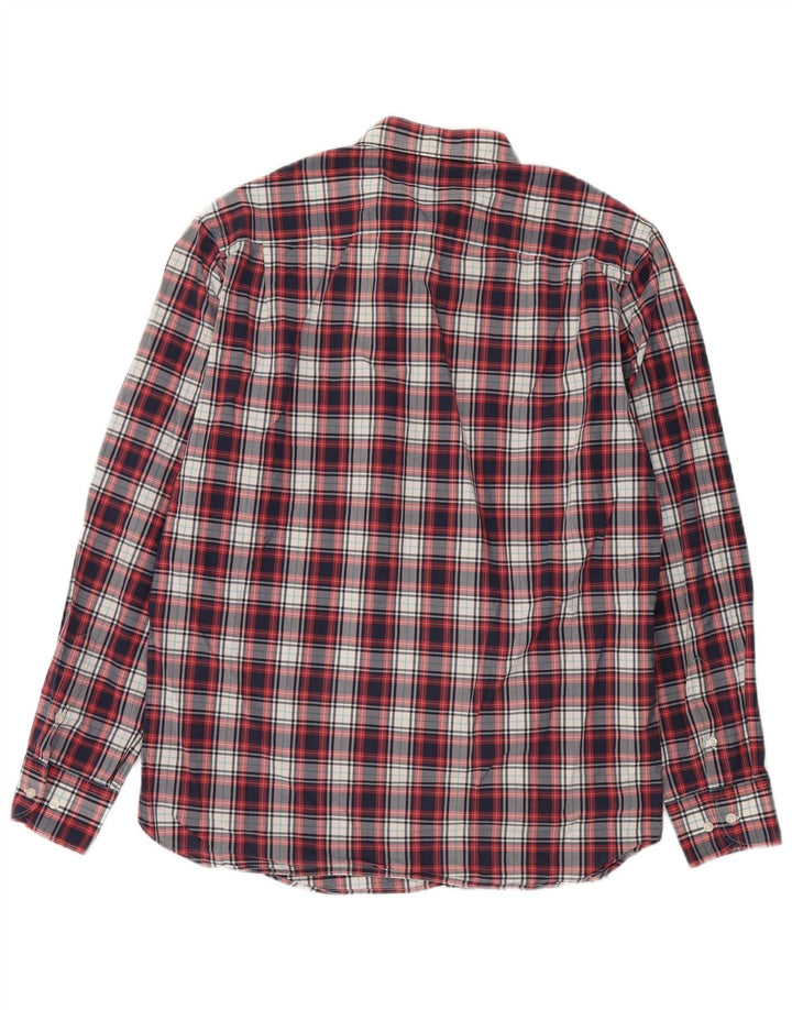 Ανδρικό πουκάμισο Massimo Dutti XL Red Check