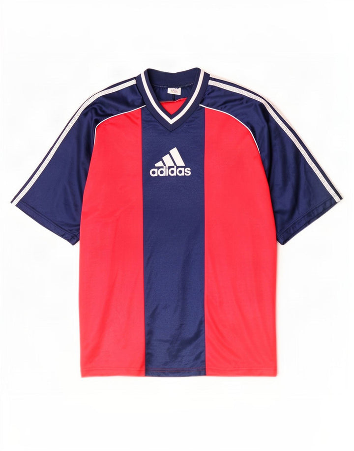 Ανδρικό γραφικό T-Shirt Adidas Top XL Red Colorblock Πολυεστέρας