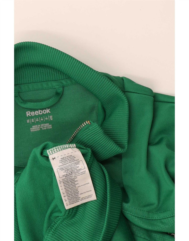 Ανδρική φόρμα Reebok Top Jacket XL Green Polyester