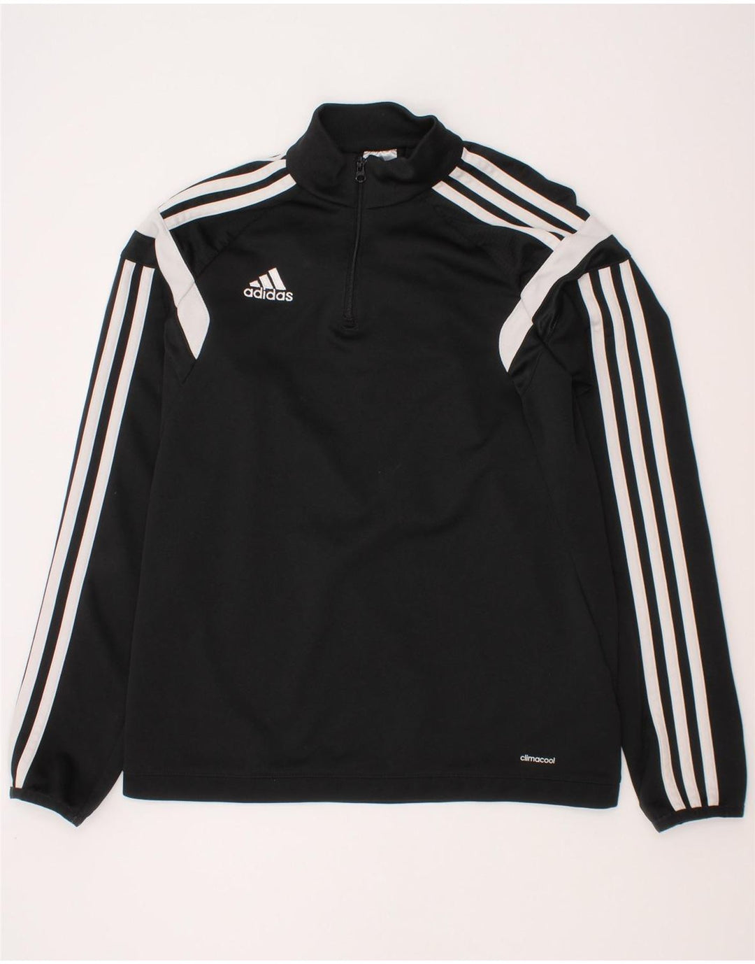 Adidas Boys Climacool Πουλόβερ φόρμα φόρμας 11-12 ετών μεγάλη μαύρη