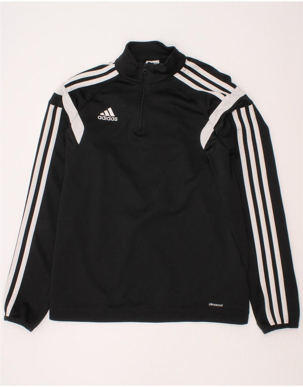Adidas Boys Climacool Πουλόβερ φόρμα φόρμας 11-12 ετών μεγάλη μαύρη