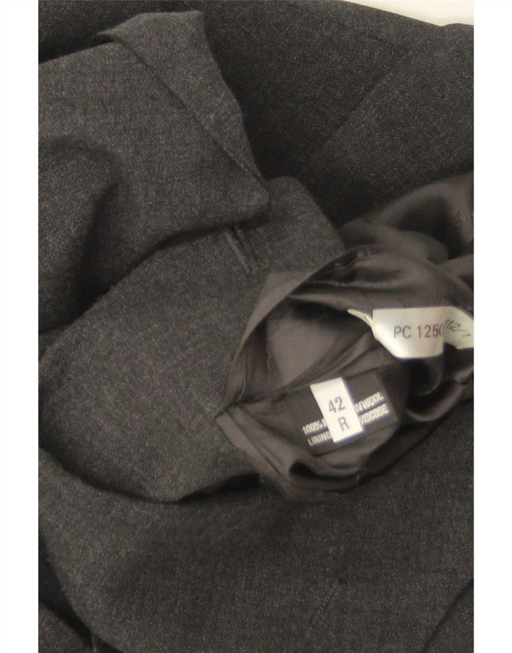 Pierre Cardin Ανδρικό σακάκι με 3 κουμπιά σακάκι UK 42 XL Γκρι μαλλί
