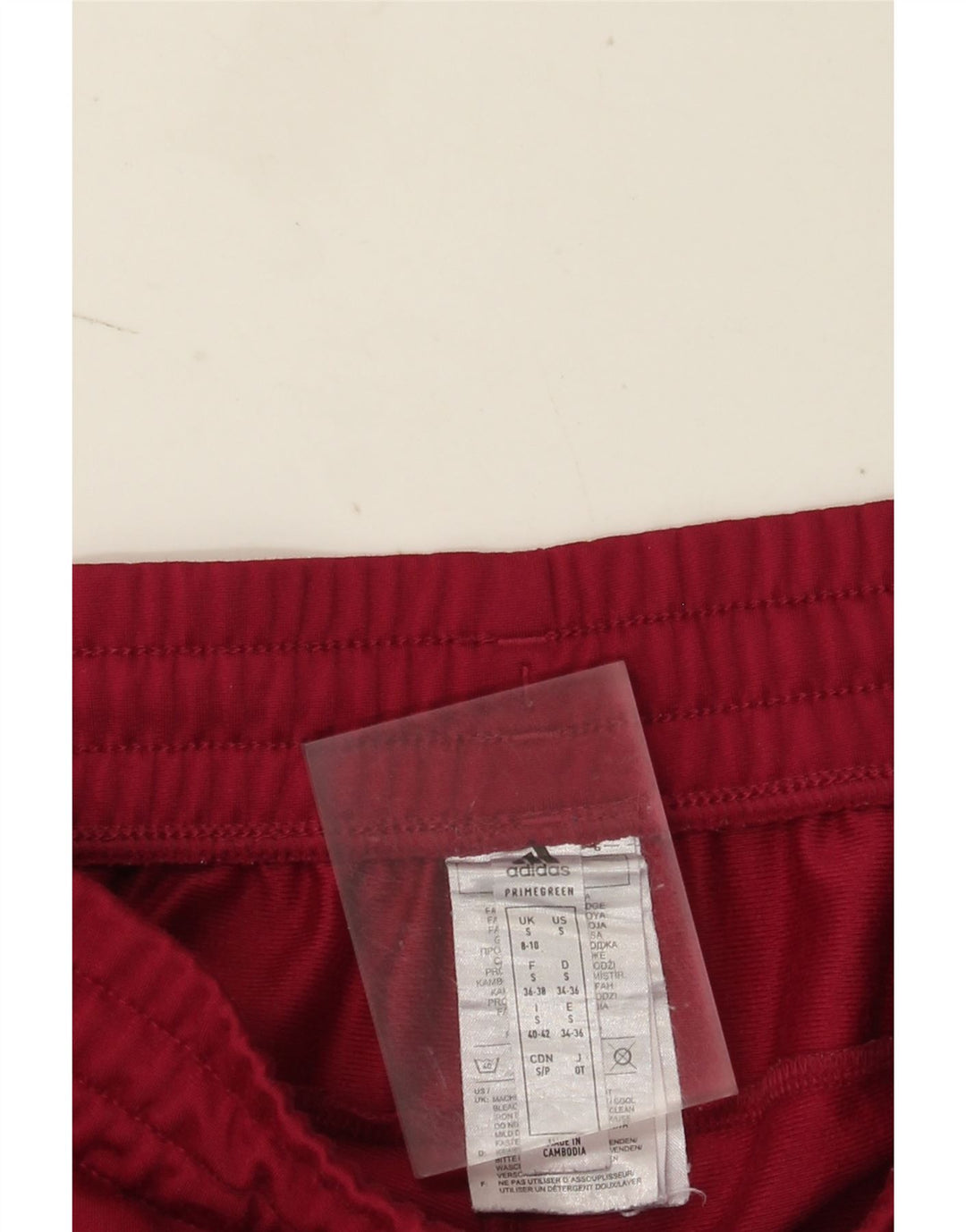 Γυναικεία αθλητική φόρμα Adidas Παντελόνι UK 8/10 Small Maroon Polyester
