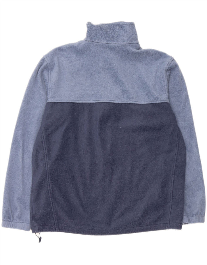 COLUMBIA Ανδρικό Fleece Jacket UK 40 Large Blue Colourblock Πολυεστέρας