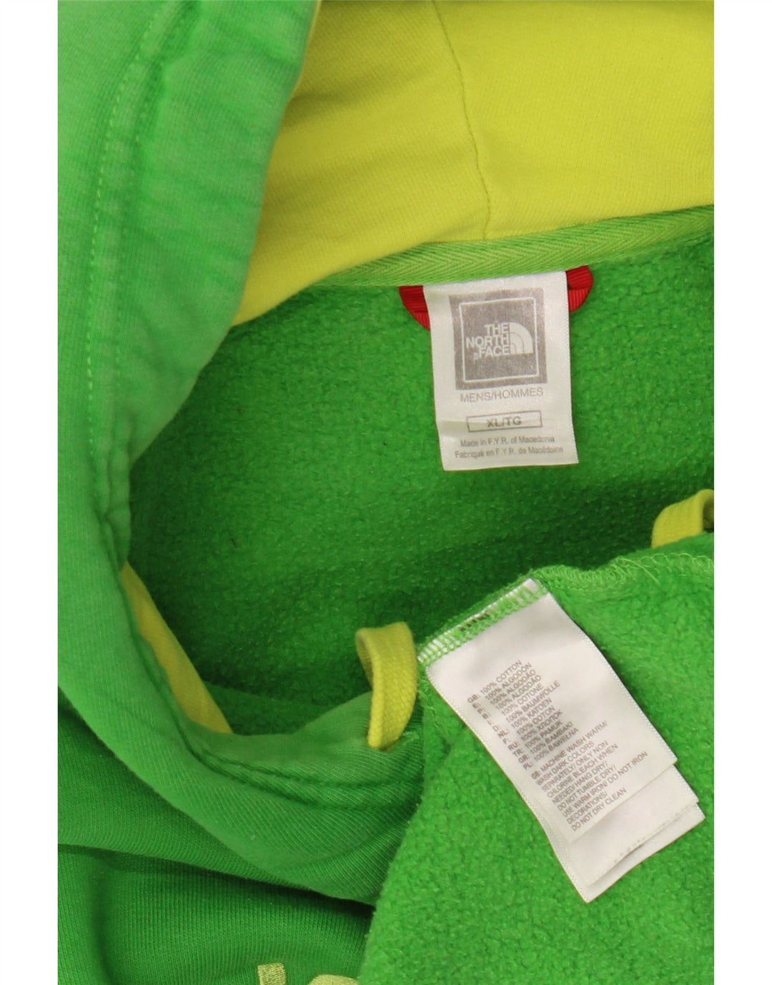 THE NORTH FACE Ανδρικό Γραφικό Φούτερ XL Πράσινο βαμβακερό