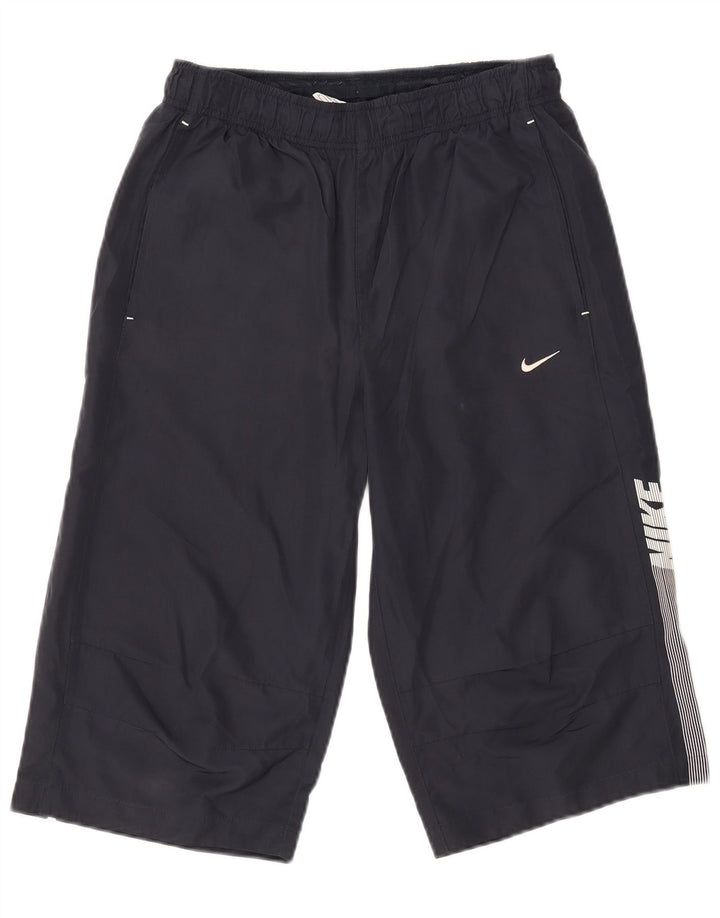 Ανδρικά γραφικά βερμούδα αθλητικά σορτς Nike Μικρό μπλε ναυτικό πολυεστέρα