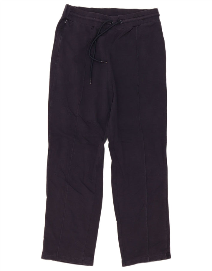 Marks & Spencer Γυναικεία φόρμα παντελόνια UK 12 Medium Navy Blue Cotton