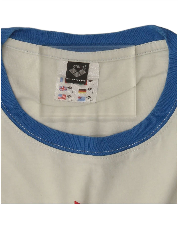 Γυναικείο γραφικό T-Shirt ARENA Top UK 14 Large White