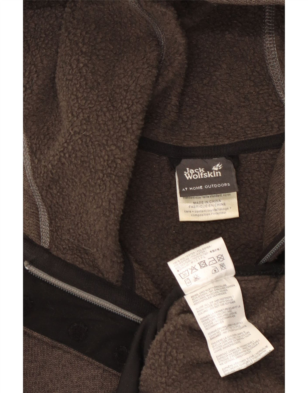 JACK WOLFSKIN Γυναικεία αθλητική φόρμα με κουκούλα Top Jacket UK 16 Large Brown