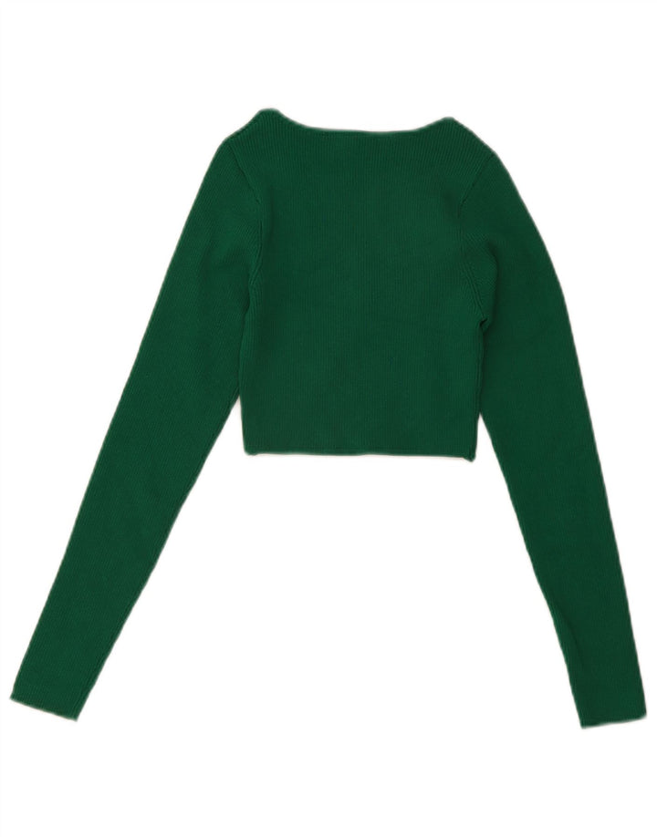 Zara Γυναικείο μακρυμάνικο τοπ UK 8 Small Green