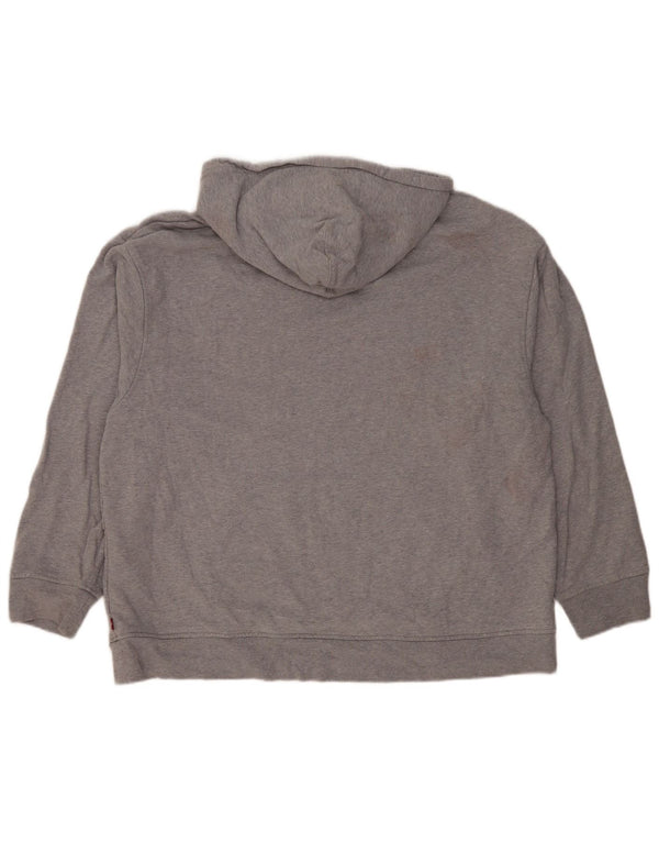 Levi's Mens Relaxed Graphic Hoodie Jumper XL Γκρι βαμβακερό