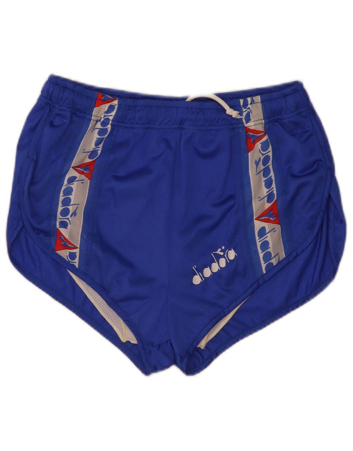 Ανδρικό γραφικό σορτς κολύμβησης Diadora, μεσαίο μπλε χρώμα, πολυαμίδιο