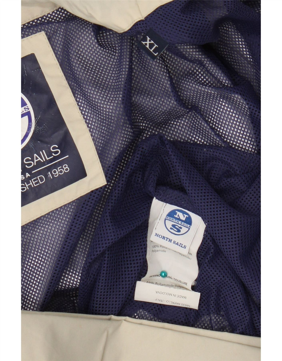 North Sails Γυναικείο Bomber Jacket UK 18 XL Beige Polyamide