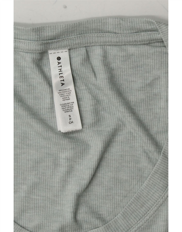 ATHLETA Γυναικείο υπερμεγέθη μακρυμάνικο UK 10 Small Blue Modal