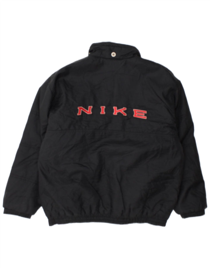Μπουφάν Nike Boys Graphic με επένδυση 12-13 ετών, μεγάλο μαύρο νάιλον