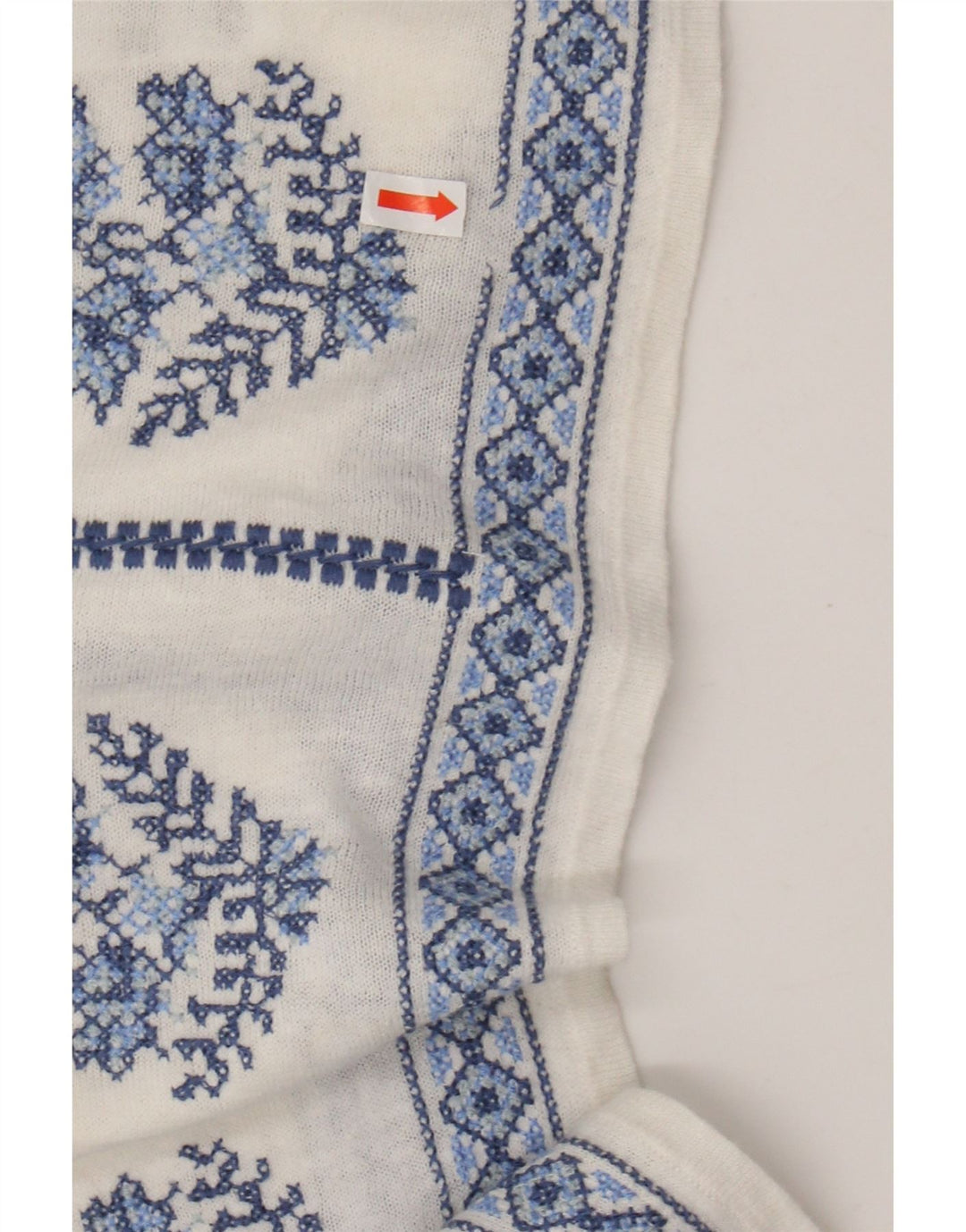 Γυναικεία μπλούζα MONSOON Top UK 16 Large Off White Floral Λευκά είδη