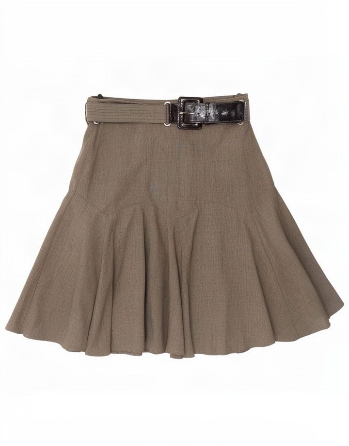 Marks & Spencer Γυναικεία φούστα UK 12 Medium W30 Beige Polyester