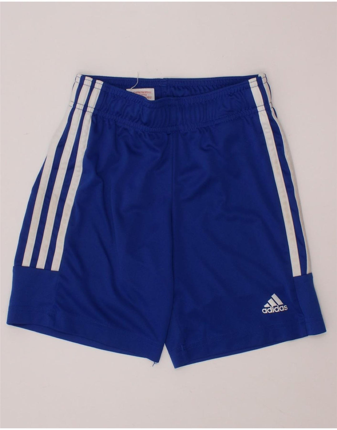 ADIDAS Boys Aeroready Sport Shorts 7-8 Years  Blue Polyester