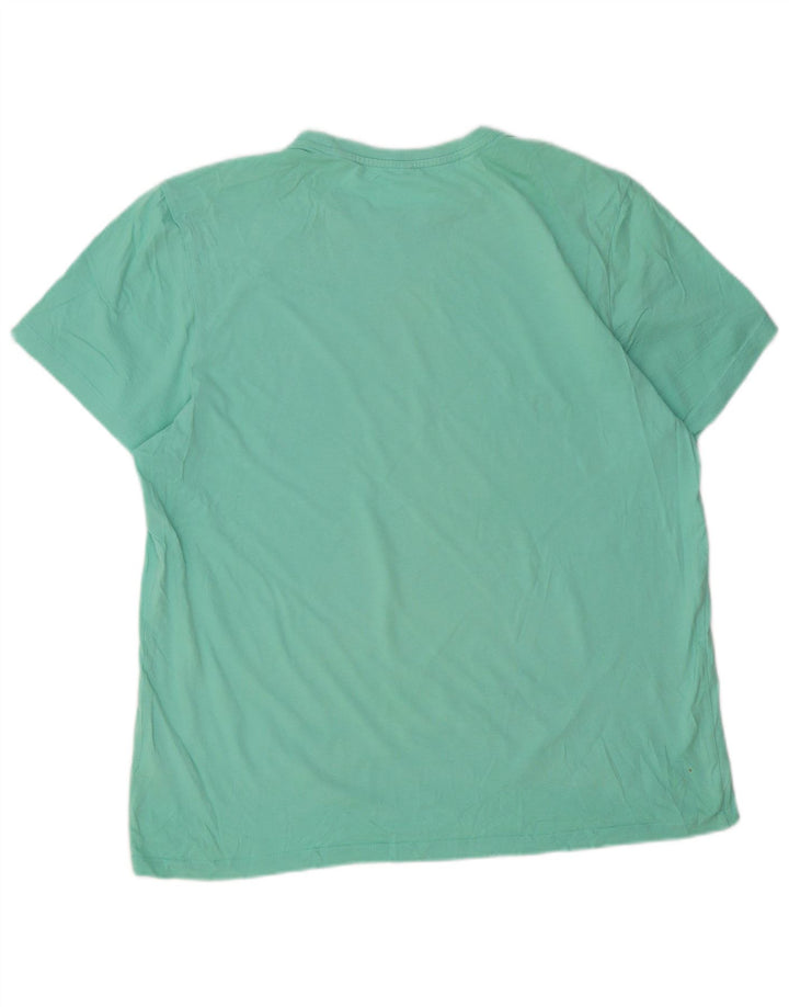 JACK WILLS Ανδρικό γραφικό μπλουζάκι με κλασική εφαρμογή, μεγάλο πράσινο βαμβακερό