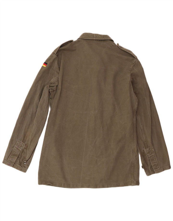 Vintage Ανδρικό Τζιν Στρατιωτικό Μπουφάν UK 38 Medium Khaki Army