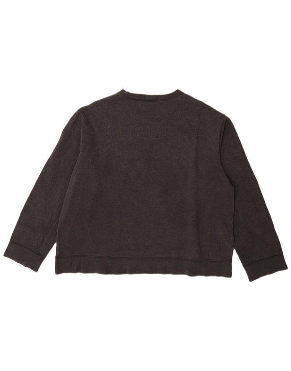 Γυναικεία γραφική φούτερ DKNY Jumper UK 18 XL Μαύρο βαμβακερό