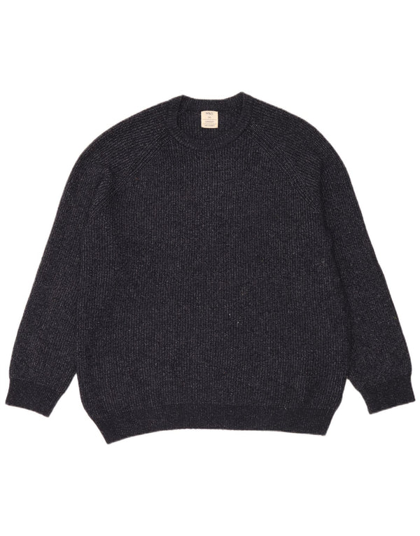 Ανδρικό πουλόβερ Marks & Spencer Crew Neck Jumper 2XL Navy Blue Polyamide