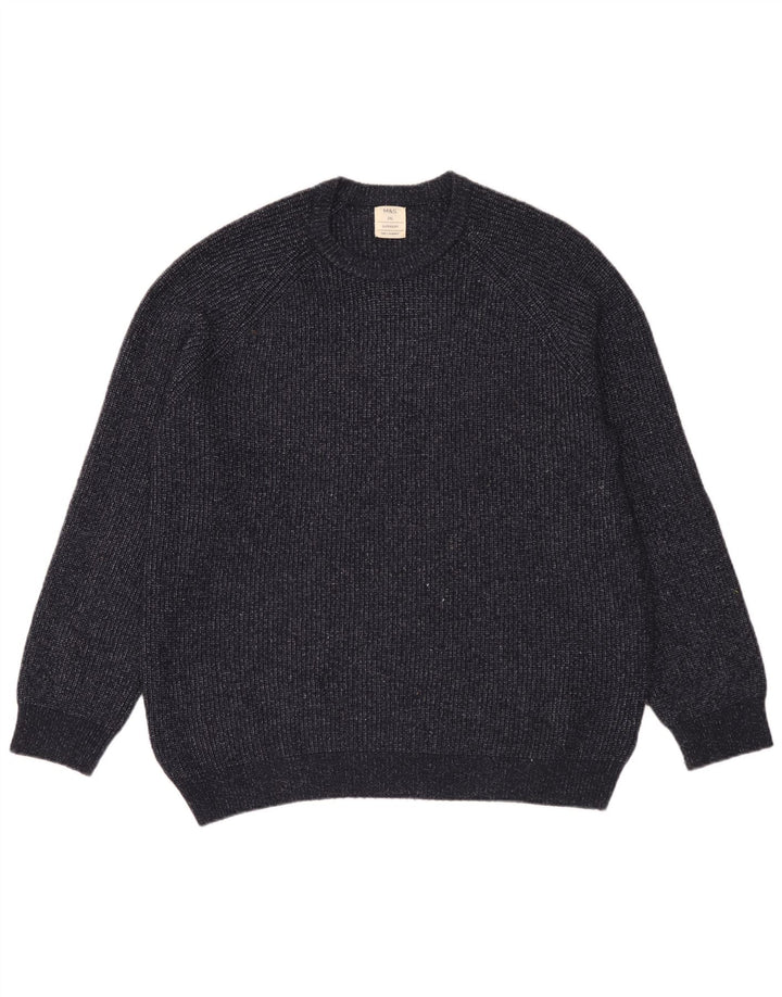 Ανδρικό πουλόβερ Marks & Spencer Crew Neck Jumper 2XL Navy Blue Polyamide