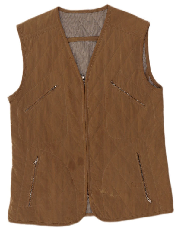 Allegri Γυναικείο Καπιτονέ Gilet UK 14 Medium Beige