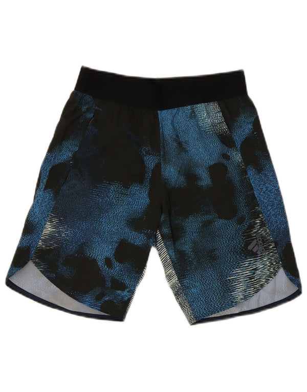 Adidas Boys Sport Short 11-12 Years Blue Colourblock Polyester