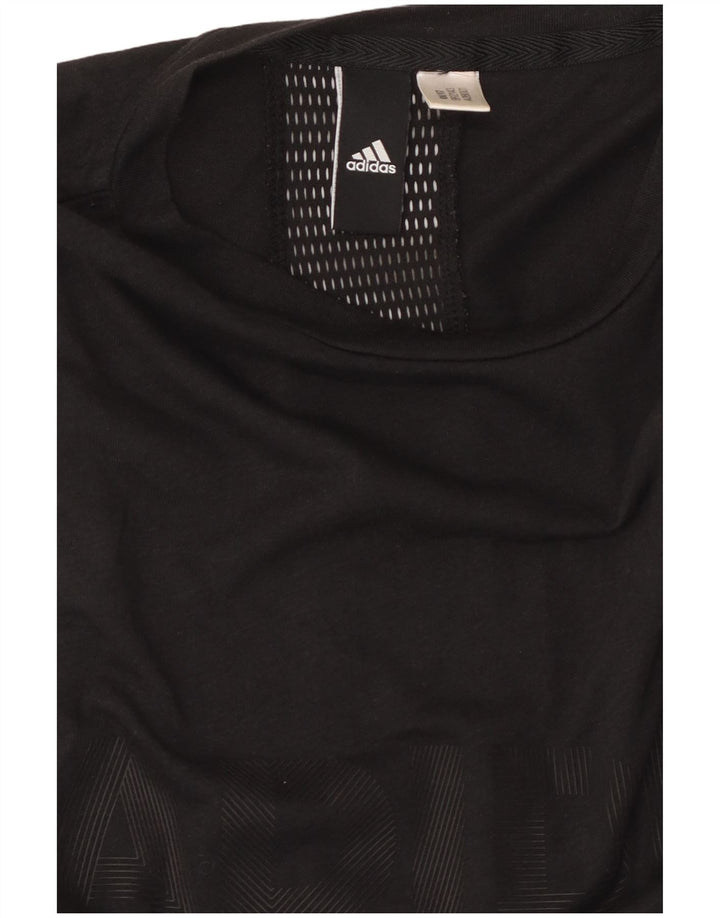 Γυναικείο γραφικό γιλέκο ADIDAS Top UK 8 Small Black