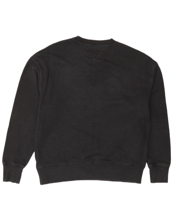 Γραφικό ανδρικό φούτερ Tommy Hilfiger Jumper Small Black Colourblock
