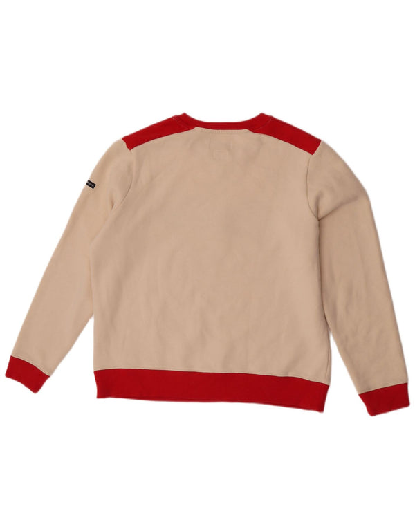 Γυναικεία φούτερ Superdry Jumper UK 12 Medium Off White Colourblock