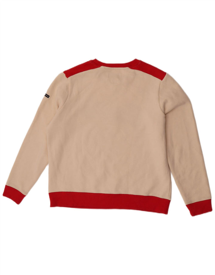 Γυναικεία φούτερ Superdry Jumper UK 12 Medium Off White Colourblock